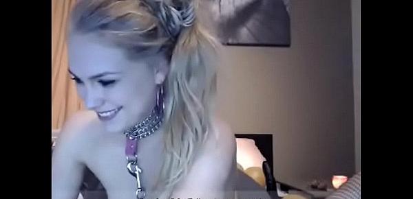  Hot Young Blonde Playing With her Butthole and Squirts in her Face